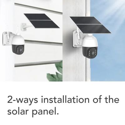 House Security Solar Cctv Cameras Ptz Wifi Wireless Camera-Surveillance-Exterieur With Sim Card