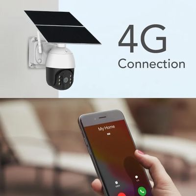 House Security Solar Cctv Cameras Ptz Wifi Wireless Camera-Surveillance-Exterieur With Sim Card