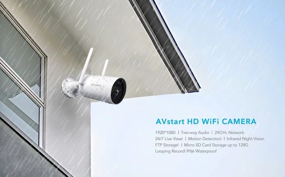 Solar Security Camera  Night Vision Outdoor Camera For IP65 Home Rechargeable Battery WiFi Motion Detection Camera