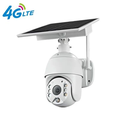 Human Detection 1080p 4g Solar Battery Ptz Camera Cloud Storage Wireless Solar 4g Camera