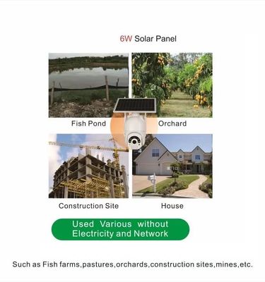 Waterproof Home Solar CCTV Camera With Sim Card 1080P Wireless Security Alarm System