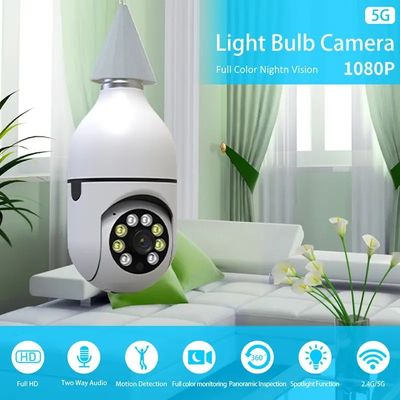 Wireless WiFi Light Bulb Camera Security 2MP 1080P HD Wireless Security Camera