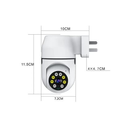WiFi Socket CCTV Camera Wireless WIFI Security Compact Home Indoor Security Camera