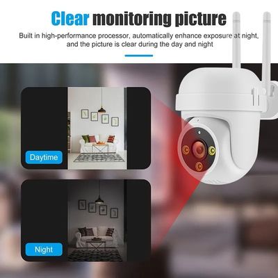 Wireless HD 2MP Full Color Night Vision Robot Outdoor Ip Wifi Cctv PTZ Security Camera