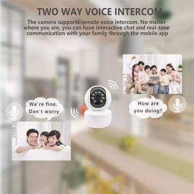Icsee App Camera Smart Pan Tilt Full HD 3MP Wireless Ip Camera Indoor Wifi CCTV Camera Baby Home Security Color At Night