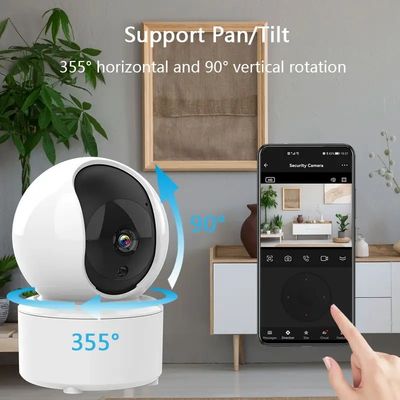 2MP IP Camera Tuya Smart Home Indoor WiFi Wireless Surveillance Camera Automatic Tracking CCTV Security Baby Pet Monitor