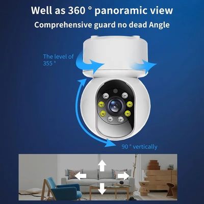 Motion Tracking Detector Night Vision Two-Way Audio 1080P Wireless PTZ Home Camera Monitor