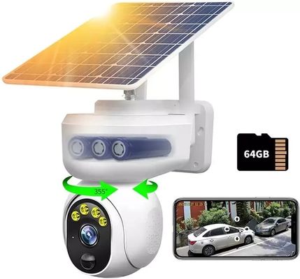 2MP Two Way Audio Surveillance Tuya Solar Outdoor 4G WIFI Ptz Security Camera