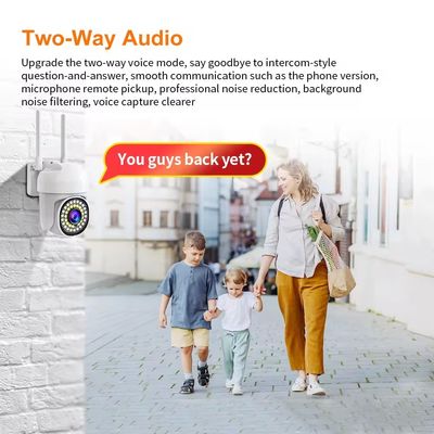 IP Camera Wifi Outdoor AI Human Detection Audio 1080P Wireless Security CCTV Camera P2P RTSP 4X Digital Zoom Wifi Camera