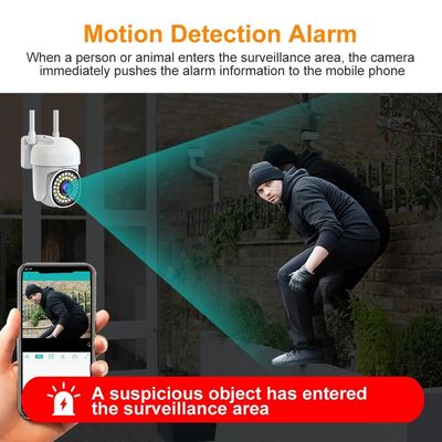 IP Camera Wifi Outdoor AI Human Detection Audio 1080P Wireless Security CCTV Camera P2P RTSP 4X Digital Zoom Wifi Camera