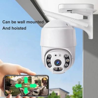WIFI Camera HD 2MP PTZ Outdoor Waterproof IP66 Wireless IP Camera CCTV V380 Camera Color Full Day