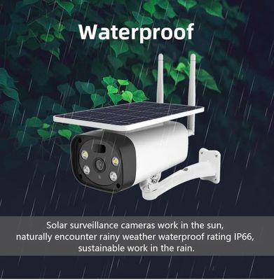 4G SIM Card 1080P HD Solar Panel Outdoor Monitoring CCTV IP Wifi Camera Smart Home Two-Way Audio Alarm Color Night