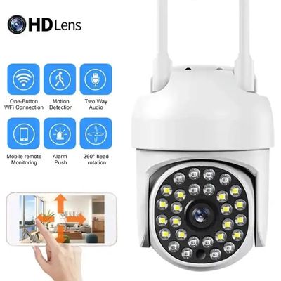 Two Way Intercom CCTV Security Camera With LED Lights CMOS Sensor