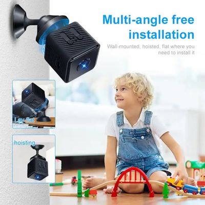RoHS CMOS Mini Spy Camera Wireless , Moistureproof Mini Cube Spy Camera