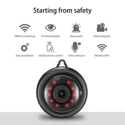 V380 1080P IP Mini WiFi Security Camera Vandalproof Multipurpose