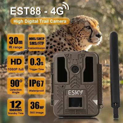 4G Hunting Outdoor Trail Camera IP67 Waterproof Night Vision