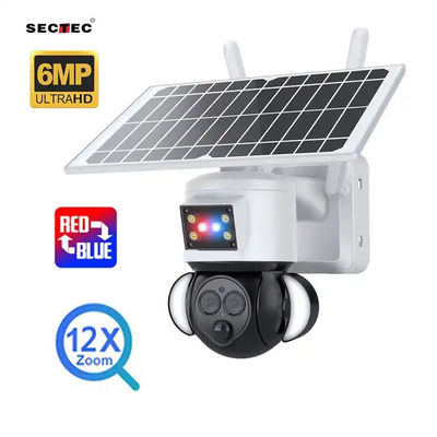 Multipurpose Solar 4G PTZ Camera WiFi Night Vision 6MP Dome Network