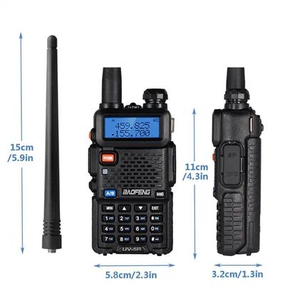 Dual Band Radio Walkie Talkie UV-5R 8W 10W Handheld 128 Channels