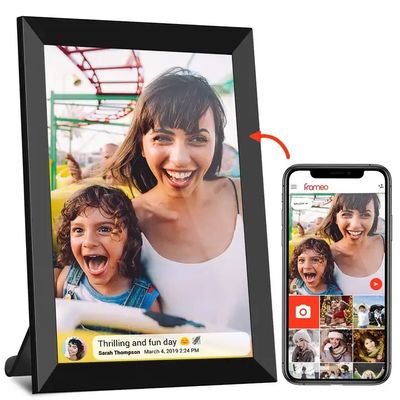 WiFi 10.1" Video Smart Digital Picture Frame Multipurpose 250cd/m2