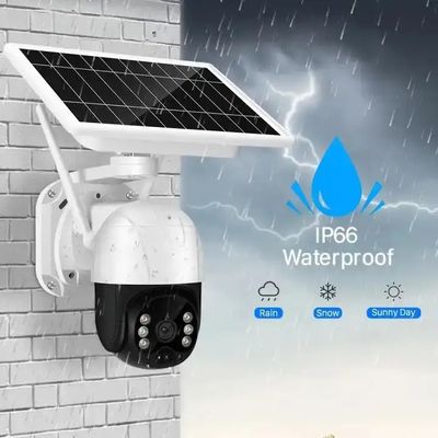 CMOS Durable Solar Powered 4G Camera , 4MP Home Security Camera With Solar Panel