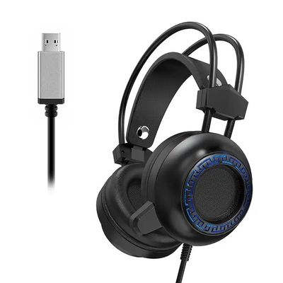 Neutral Headphones 7.1 Listening to Sound Discrimination Cool Lighting Effect Noise Cancelling Headphones with Wheat Chi