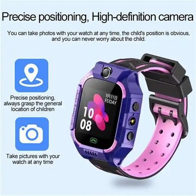 IP67 Child Phone BT Call Smart Watch Multipurpose ABS Silicone Material