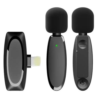 Mini Microphone No App Needed Lavalier Wireless Microphone For Iphone