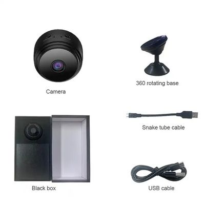 ABS Infrared Small Wireless Security Cameras , CCTV P2P Tiny Spy Camera Wireless