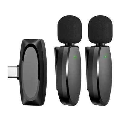 2.4Ghz Mini Microphone No App Needed Lavalier Wireless Microphone For Iphone