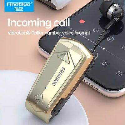 F520 Wireless Bluetooth Earphone Business Collar Cable Clip Earphone