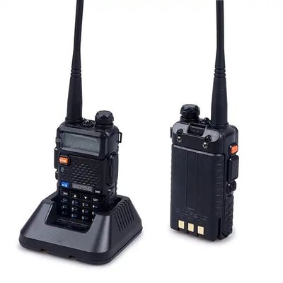 8w 10w Handheld Radio Walkie Talkie 128 Channels Dual Band 1800m Ah Li-ion Battery