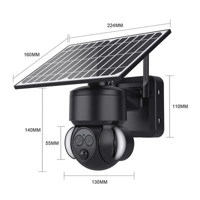 4G Alarm Full Color Night Vision Network HD IP Solar Security Camera