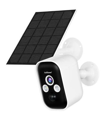 Solar WIFI 4MP Home Surveillance 2-Way Audio PIR Infrared Night Vision Outdoor CCTV Mini Battery Security Camera 2023