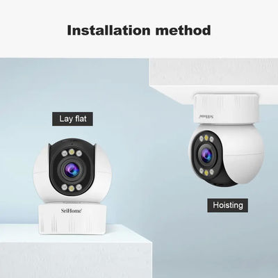 Hot selling Wifi PTZ Camera 360 Degree Panoramic 4MP 5X Wireless Infrared Smart Home Security