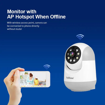 IP Camera WiFi Baby Monitor 1080P Indoor CCTV Security Camera Video Surveillance AI Auto Tracking Wireless Home Camera