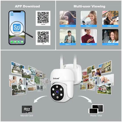 Network Wireless 3 Digital Zoom Outdoor PTZ Security Camera Night Color IR Distance 15 Meters Camera