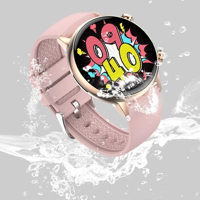 Female Sports Watch HK39 Nfc Card Amoled Call Ip68 Waterproof Password 454*454