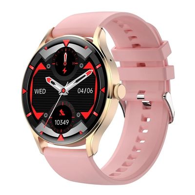 Smart Watch HD Display Stainless Steel Body BT Call Voice Assistant Round Smartwatch For Men Women
