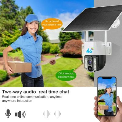 4G Solar Powered 1080p IP Camera Outdoor Waterproof CCTV Security Camera