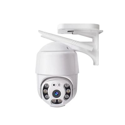 มุมมองกลางคืน Full Color 2MP Dual Band Camera CCTV WIFI 2.4G+5G PTZ กล้อง IP นอกไร้สาย