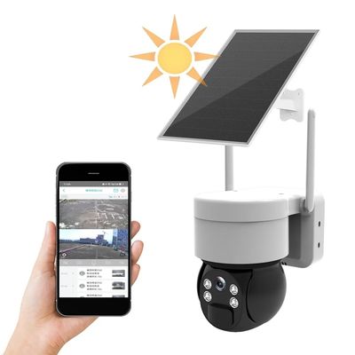 Batería de alta capacidad 3MP 4MP cámara HD 4G LTE Sim Fuente solar para jardín
