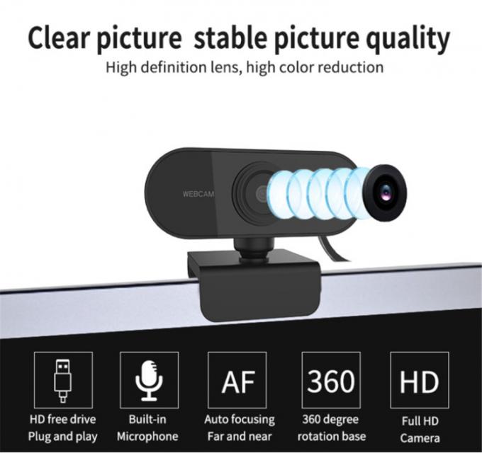HD 1080P Live Streaming Веб-камера USB Камера для ПК с кронштейном 1